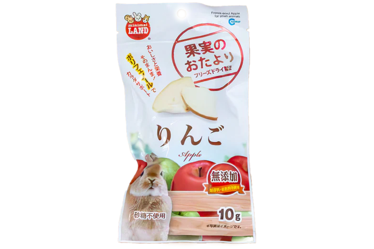 うさぎのおやつ りんご(果実のおたより)フリーズドライ