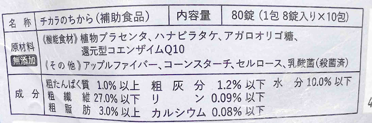 うさぎのサプリ チカラのちから