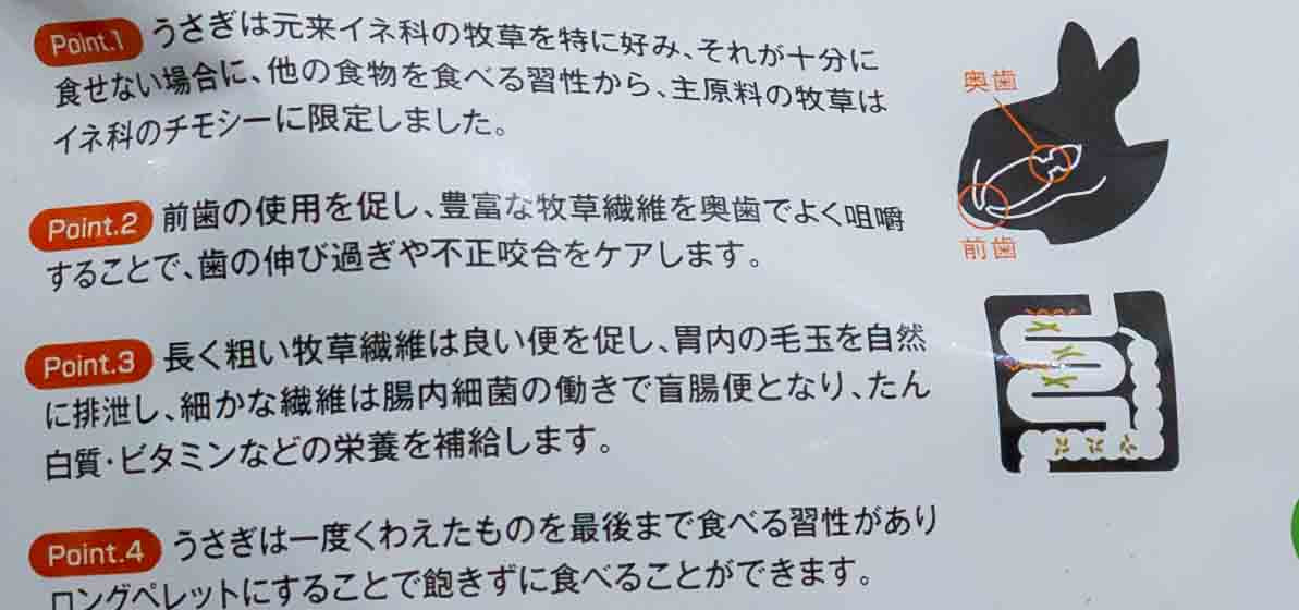 うさぎフード(ペレット) 惠メンテナンス