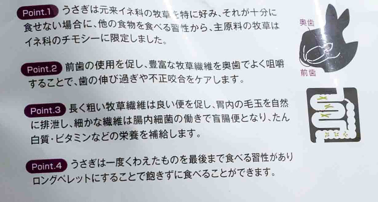 うさぎフード(ペレット) 惠シニア