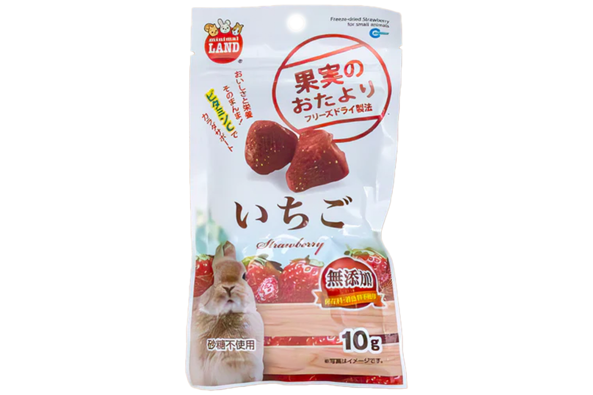 うさぎのおやつ いちご(果実のおたより)フリーズドライ