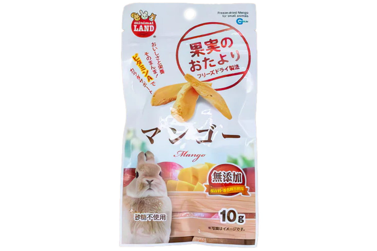 うさぎのおやつ マンゴー(果実のおたより)フリーズドライ